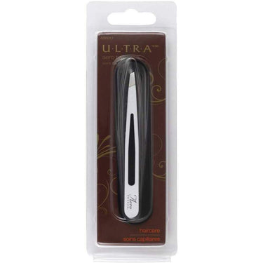 Ultra Aero Tweeze Slant Tip Stainless Steel Tweezers - White - Made in Italy / 3.75" L