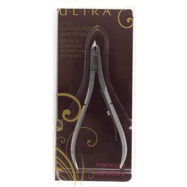 Ultra Cuticle Nipper - Stainless Steel - 1/4 Jaw - Made in Italy / 4" L