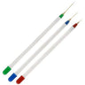 Ultra Mini Nail Art Brush Pro / Set of 3 by Pro Nail Art
