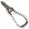 Ultra Toenail Nipper - Stainless Steel - Barrel Spring - Made in Italy / 4.75" L