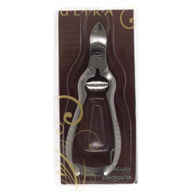 Ultra Toenail Nipper - Stainless Steel - Barrel Spring - Made in Italy / 4.75" L