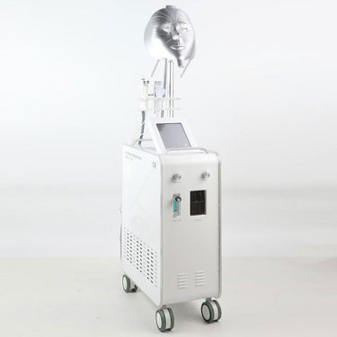 Ultratherapy 8-in-1 Anti-Aging Facial Machine | LED Light Therapy Treatment + Oxygen Facial Mask + Oxygen Jet Peel + Diamond Microdermabrasion + Hydro Rejuvenation + Multi Polar RF + BI Polar RF by Meishida