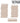Unbleached Natural Muslin Waxing Strips with Zig Zag Edges - Small - 1.5" Wide x 4.5" Long / 100 per Shrink Wrapped Pack X 16 Packs = 1,600 Strips