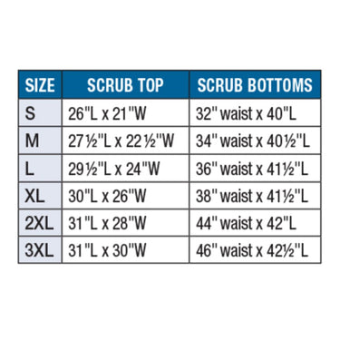 Uniform Scrub Set - Black - XL by Scalpmaster