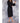 Unisex Square Pattern Waffle Kimono Robe - Long Length | Color: Black | Material: 65% Natural Cotton 35% Polyester | Available Sizes: Small/Medium, One Size Fits Most, XX-Large by SUMMA