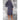 Unisex Square Pattern Waffle Kimono Robe - Long Length | Color: Charcoal | Material: 65% Natural Cotton 35% Polyester | Available Sizes: Small/Medium, One Size Fits Most, XX-Large by SUMMA