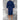 Unisex Square Pattern Waffle Kimono Robe - Long Length | Color: Navy Blue | Material: 65% Natural Cotton 35% Polyester | Available Sizes: Small/Medium, One Size Fits Most, XX-Large by SUMMA