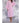 Unisex Square Pattern Waffle Kimono Robe - Long Length | Color: Pink | Material: 65% Natural Cotton 35% Polyester | Available Sizes: Small/Medium, One Size Fits Most, XX-Large by SUMMA
