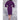 Unisex Square Pattern Waffle Kimono Robe - Long Length | Color: Purple | Material: 65% Natural Cotton 35% Polyester | Available Sizes: Small/Medium, One Size Fits Most, XX-Large by SUMMA