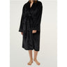 Unisex Super Soft Tahoe Microfleece Shawl Collar Robe | Color: Black | Material: Microfleece | Available Sizes: One Size Fits Most by SUMMA