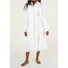 Unisex Super Soft Tahoe Microfleece Shawl Collar Robe | Color: White | Material: Microfleece | Available Sizes: One Size Fits Most by SUMMA