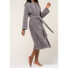Unisex Terry Kimono Bathrobe | Color: Gray | Material: 100% Turkish Cotton | Available Sizes: Small/Medium, Large/X-Large, XX-Large by SUMMA