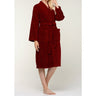 Unisex Terry Kimono Bathrobe | Color: Wine Red | Material: 100% Turkish Cotton | Available Sizes: Small/Medium, Large/X-Large, XX-Large by SUMMA