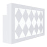 Valentino Lux Diamond Reception Desk / 60" Wide / Available in Gloss Black or Gloss White by Whale Spa