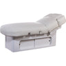 Vanita Luxury 4-Motor Electric Facial and Massage Bed / White with White Wood Base