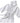 Velour Hooded Bathrobe / White by Boca Terry
