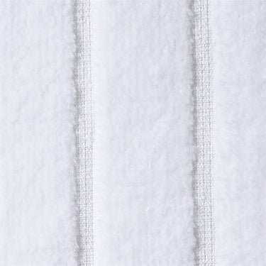 Velour Stripe - Shawl Collar Robe - 14 oz. 100% Cotton / White by Boca Terry