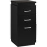 Veronica Styling Station Side Cabinet / Black by Deco Salon Furniture
