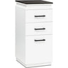 Veronica Styling Station Side Cabinet / White by Deco Salon Furniture