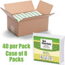 Versatile Disposable Washcloths For Spa Treatments / 12" X 13.5" / 40 Washcloths Per Pack, 8 Packs Per Case = 320 Disposable Washcloths by Spa Essentials
