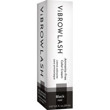 ViBrowLash Ammonia-Free Color Cream - Lash & Brow Tint - Black / 20 mL
