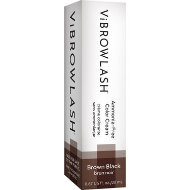 ViBrowLash Ammonia-Free Color Cream - Lash & Brow Tint - Brown Black / 20 mL