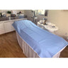Vinyl/Rubber Treatment Table Barrier - Easy to Clean and Sanitize / Light Blue Color - 36"X 76"