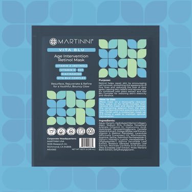 VITA BLU Age Intervention Retinol Sheet Mask / 10 Pack by Martinni
