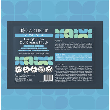 VITA BLU Laugh Line De-Crease Mask / 40 Treatment Masks by Martinni