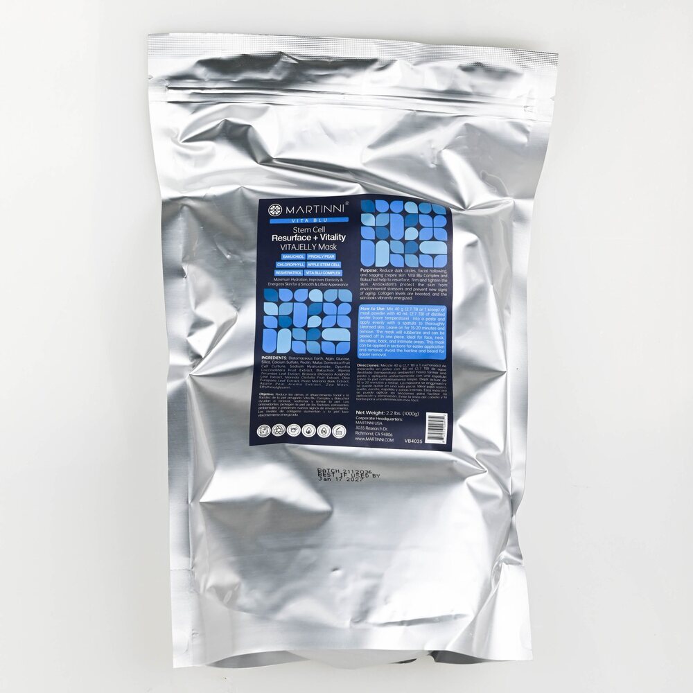 Vitablu VITA BLU Stem Cell Resurface + Lift VITAJELLY Mask / 2.2 lbs. - 1 Kilo ...