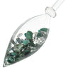 VitaJuwel Gem Water Gemstone Crystal Infuser Wand - Vitality: Emerald + Rock Crystal