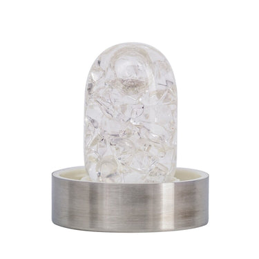 VitaJuwel ViA - Gem Water Bottle - Diamonds: Diamond Slivers + Clear Quartz