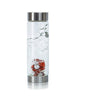 VitaJuwel ViA - Gem Water Bottle - Fitness: Red Jasper + Magnesite + Clear Quartz