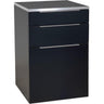 Vitani Wall-Mount Styling Station Cabinet / Black by Deco Salon Furniture