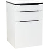 Vitani Wall-Mount Styling Station Cabinet / White by Deco Salon Furniture
