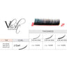 Vlash J Curl Silk Tray Lashes / Mixed Lengths 9 mm - 13mm Long / Choose from .15 - .25 Thick