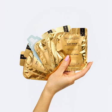 Voesh 6-Step Pedi In A Box - Imperial Gold