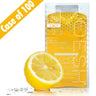 Voesh Basic Pedicure in a Box - 3-Step Hygienic Spa Pedicure Kit - Lemon Quench / Case of 100 Treatment Sets by Voesh of New York