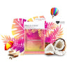 Voesh Deluxe Pedicure in a Box - 4-Step Hygienic Spa Pedicure Kit - Coco Colada Oasis / 1 Treatment Set by Voesh of New York