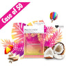 Voesh Deluxe Pedicure in a Box - 4-Step Hygienic Spa Pedicure Kit - Coco Colada Oasis / Case of 50 Treatment Sets by Voesh of New York