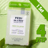 Voesh Deluxe Pedicure in a Box - 4-Step Hygienic Spa Pedicure Kit - Green Tea / 1 Treatment Set by Voesh of New York
