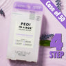 Voesh Deluxe Pedicure in a Box - 4-Step Hygienic Spa Pedicure Kit - Lavender Relieve / Case of 50 Treatment Sets by Voesh of New York