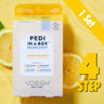 Voesh Deluxe Pedicure in a Box - 4-Step Hygienic Spa Pedicure Kit - Lemon Quench / 1 Treatment Set by Voesh of New York