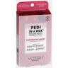 Voesh Deluxe Pedicure in a Box - 4-Step Hygienic Spa Pedicure Kit - Peppermint Swirl / 1 Treatment Set by Voesh of New York