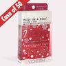 Voesh Deluxe Pedicure in a Box - 4-Step Hygienic Spa Pedicure Kit - Peppermint Swirl / Case of 50 Treatment Sets by Voesh of New York