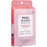 Voesh Deluxe Pedicure in a Box - 4-Step Hygienic Spa Pedicure Kit - Pomegranate Radiance / 1 Treatment Set