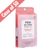 Voesh Deluxe Pedicure in a Box - 4-Step Hygienic Spa Pedicure Kit - Pomegranate Radiance / Case of 50 Treatment Sets
