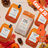 Voesh Deluxe Pedicure in a Box - 4-Step Hygienic Spa Pedicure Kit - PUMPKIN PIE / Case of 50 Treatment Sets by Voesh of New York