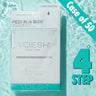 Voesh Deluxe Pedicure in a Box - 4-Step Hygienic Spa Pedicure Kit - UNSCENTED - Gentle & Effective / Case of 50 Treatment Sets by Voesh of New York