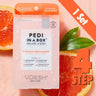 Voesh Deluxe Pedicure in a Box - 4-Step Hygienic Spa Pedicure Kit - Vitamin Recharge / 1 Treatment Set by Voesh of New York